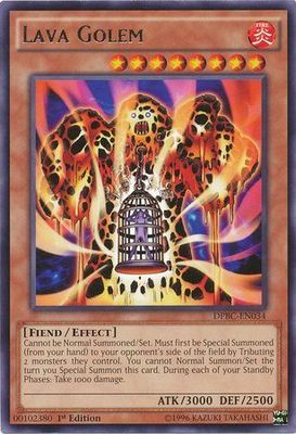 Lava Golem - DPBC-EN034 - Rare 1st Edition Duelist Pack: Battle City Singles