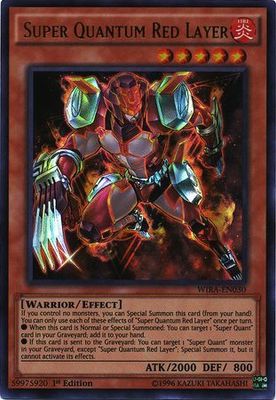 Super Quantum Red Layer - WIRA-EN030 - Ultra Rare 1st Edition Wing Raiders 1st Edition Singles