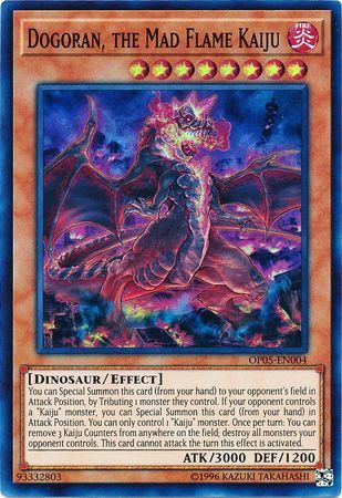 Dogoran, the Mad Flame Kaiju - OP05-EN004 - Super Rare OTS Tournament Pack 5 (OP05)