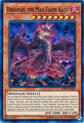 Dogoran, the Mad Flame Kaiju - OP05-EN004 - Super Rare OTS Tournament Pack 5 (OP05)