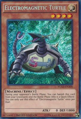 SH Electromagnetic Turtle - YGLD-ENA00 - Secret Rare Limited Edition Yugi&#39;s Exodia Deck Unlimited (YGLD-ENA)