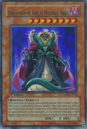 SH Vennominon the King of Poisonous Snakes - TAEV-EN014 - Ultra Rare 1st Edition Tactical Evolution [TAEV] 1st Edition Singles