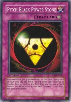 Pitch-Black Power Stone - SD6-EN034 - Common 1st Edition Structure Deck: Spellcaster&#39;s Judgment [SD6] 1st Edition Singles