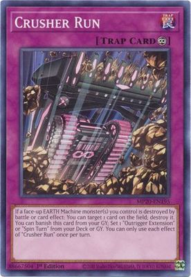 Crusher Run - MP20-EN195 - Common 1st Edition 2020 Mega-Tin: Lost Memories 1st Edition Singles