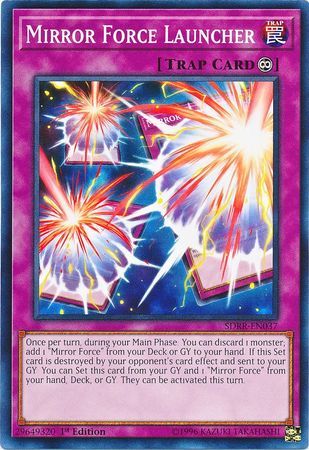 Mirror Force Launcher - SDRR-EN037 - Common 1st Edition Rokket Revolt Singles