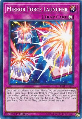 Mirror Force Launcher - SDRR-EN037 - Common 1st Edition Rokket Revolt Singles