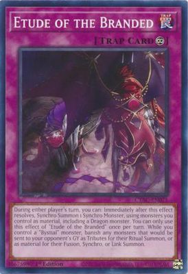Etude of the Branded - CYAC-EN071 - Common 1st Edition Cyberstorm Access 1st Edition Singles