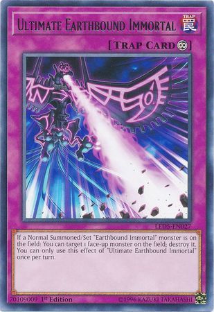 Ultimate Earthbound Immortal - LED5-EN027 - Rare 1st Edition Legendary Duelists: Immortal Destiny Singles