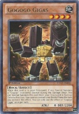 Gogogo Gigas - LTGY-EN002 - Rare 1st Edition Lord of the Tachyon Galaxy 1st Edition Singles