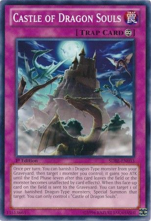 Castle of Dragon Souls - SDBE-EN033 - Common 1st Edition Saga of Blue-Eyes White Dragon 1st Edition Singles