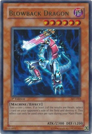 SH Blowback Dragon - AST-022 - Ultra Rare 1st Edition Ancient Sanctuary [AST] 1st Edition Singles