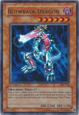 SH Blowback Dragon - AST-022 - Ultra Rare 1st Edition Ancient Sanctuary [AST] 1st Edition Singles