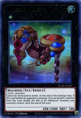 Number 2: Numeron Gate Dve - BLAR-EN023 - Ultra Rare 1st Edition Battles of Legend: Armageddon 1st Edition Singles