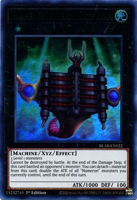 SH Number 1: Numeron Gate Ekam - BLAR-EN022 - Ultra Rare 1st Edition Battles of Legend: Armageddon 1st Edition Singles