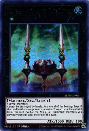 SH Number 4: Numeron Gate Catvari - BLAR-EN025 - Ultra Rare 1st Edition Battles of Legend: Armageddon 1st Edition Singles