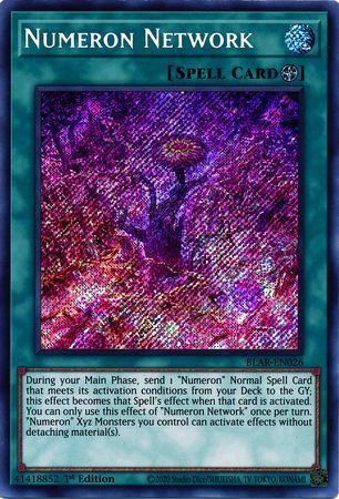 SH Numeron Network - BLAR-EN026 - Secret Rare 1st Edition Battles of Legend: Armageddon 1st Edition Singles