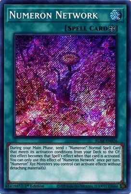 SH Numeron Network - BLAR-EN026 - Secret Rare 1st Edition Battles of Legend: Armageddon 1st Edition Singles