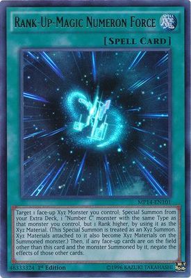 SH Rank-Up-Magic Numeron Force - MP14-EN101 - Ultra Rare 1st Edition Yu-Gi-Oh! 2014 Mega-Tins Singles