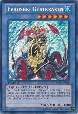 SH Evigishki Gustkraken - HA06-EN046 - Secret Rare 1st Edition Hidden Arsenal 6: Omega Xyz 1st Edition Singles