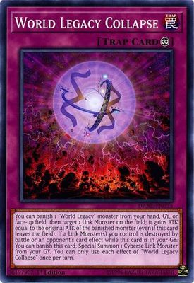 World Legacy Collapse - DANE-EN075 - Common 1st Edition Dark Neostorm 1st Edition Singles