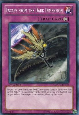 Escape from the Dark Dimension - SDGU-EN038 - Common 1st Edition Structure Deck: Gates of the Underworld 1st Edition Singles