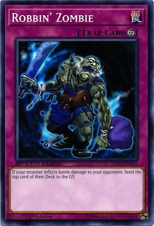Robbin&#39; Zombie - SBAD-EN016 - Common 1st Edition Speed Duel: Attack from the Deep Singles