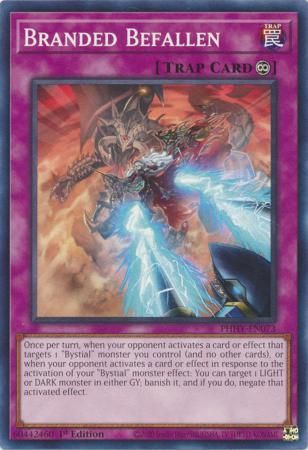 Branded Befallen - PHHY-EN073 - Common 1st Edition Photon Hypernova 1st Edition Singles (espanol)