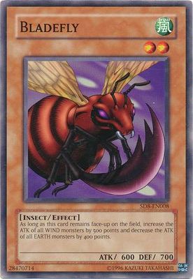 Bladefly - SD8-EN008 - Common Unlimited Structure Deck: Lord of the Storm [SD8] Unlimited Singles