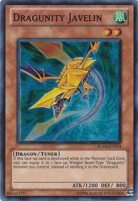 Dragunity Javelin - HA04-EN014 - Super Rare Unlimited Hidden Arsenal 4: Trishula&#39;s Triumph [HA04] Unlimited Singles