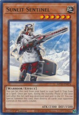 Sunlit Sentinel - MP23-EN074 - Rare 1st Edition Mega Tin 2023 Dueling Heroes Singles