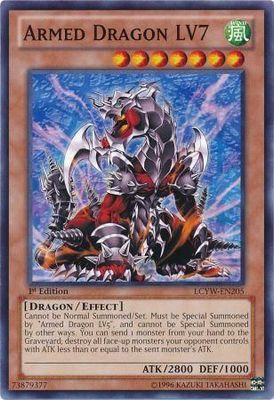 Armed Dragon LV7 - LCYW-EN205 - Common 1st Edition Legendary Collection 3: Yugi&#39;s World 1st Edition Singles