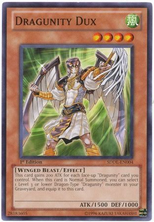 Dragunity Dux - SDDL-EN004 - Common 1st Edition Structure Deck: Dragunity Legion [SDDL] 1st Edition Singles