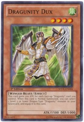 Dragunity Dux - SDDL-EN004 - Common 1st Edition Structure Deck: Dragunity Legion [SDDL] 1st Edition Singles