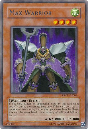Max Warrior - DP09-EN009 - Rare Unlimited Duelist Pack: Yusei 2 [DP09] Unlimited Singles