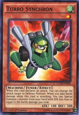 Turbo Synchron - LC5D-EN006 - Common 1st Edition Legendary Collection 5D&#39;s LC5D Singles