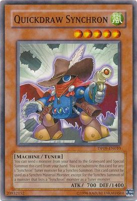 Quickdraw Synchron - DP09-EN010 - Common Unlimited Duelist Pack: Yusei 2 [DP09] Unlimited Singles