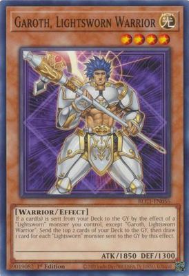 Garoth, Lightsworn Warrior - BLC1-EN056 - Common 1st Edition Battles of Legend: Chapter 1 1st Edition Singles