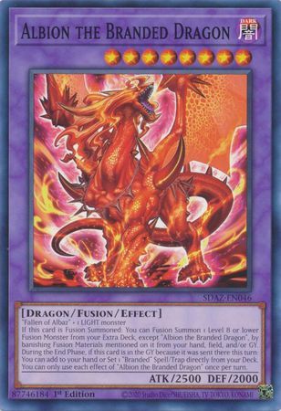 Albion the Branded Dragon - SDAZ-EN046 - Common 1st Edition Structure Deck: Albaz Strike 1st Edition Singles