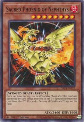 Sacred Phoenix of Nephthys - SR14-EN017 - Common 1st Edition Fire Kings 1st Edition Singles