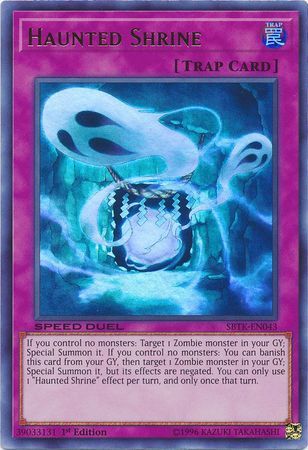 Haunted Shrine - SBTK-EN043 - Ultra Rare 1st Edition Speed Duel: Trials of the Kingdom Singles