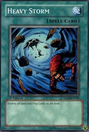 Heavy Storm - SD09-EN025 - Common 1st Edition Structure Deck: Dinosaur&#39;s Rage 1st Edition Singles