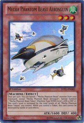 Mecha Phantom Beast Aerosguin - JOTL-EN082 - Ultra Rare 1st Edition Judgment of the Light 1st Edition Singles (español)