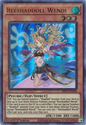 Reeshaddoll Wendi - MP21-EN244 - Ultra Rare 1st Edition 2021 Mega-Tin: Ancient Battles 1st Edition Singles