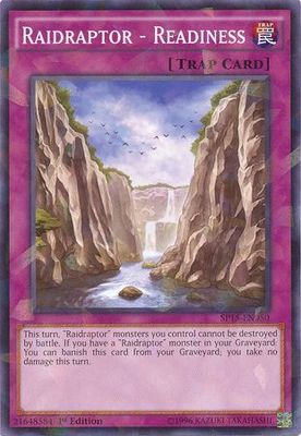 Raidraptor - Readiness - SP15-EN050 - Shatterfoil Rare 1st Edition Star Pack ARC-V Singles