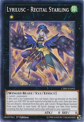 Lyrilusc - Recital Starling - CIBR-EN092 - Common 1st Edition Circuit Break 1st Edition Singles