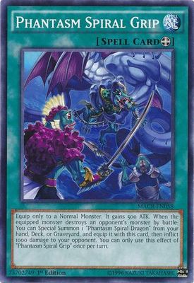 Phantasm Spiral Grip - MACR-EN058 - Common 1st Edition Maximum Crisis 1st Edition Singles (español)