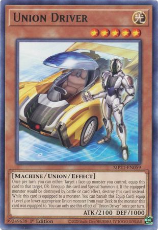 Union Driver - MP21-EN059 - Rare 1st Edition 2021 Mega-Tin: Ancient Battles 1st Edition Singles