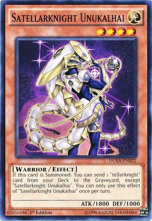 Satellarknight Unukalhai - DUEA-EN022 - Common 1st Edition Duelist Alliance 1st Edition Singles