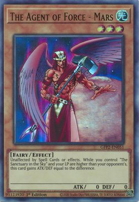 The Agent of Force - Mars - GFP2-EN051 - Ultra Rare 1st Edition Ghosts From The Past: The 2nd Haunting 1st Edition Singles
