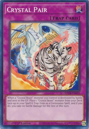 Crystal Pair - SDCB-EN035 - Common 1st Edition Legend of the Crystal Beasts 1st Edition Singles